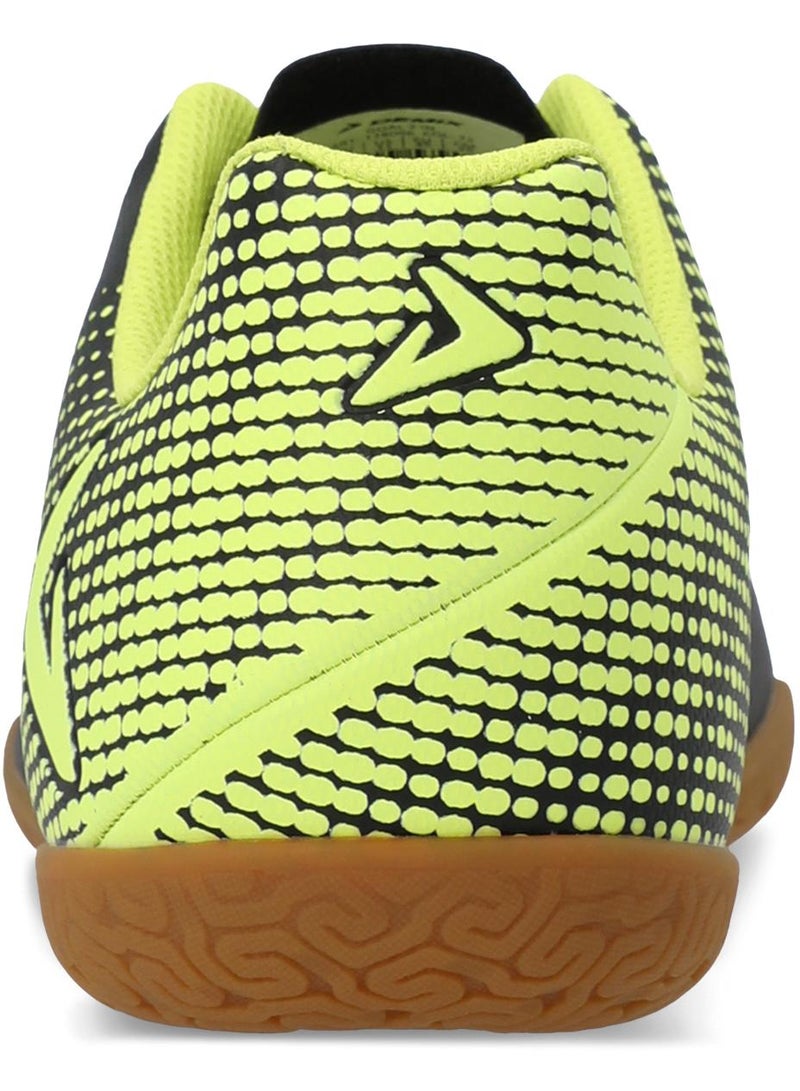 Demix Goal Indoor Men's Football Shoes – Black/Neon Yellow Synthetic Upper, Indoor Sole with Superior Grip - Image 5
