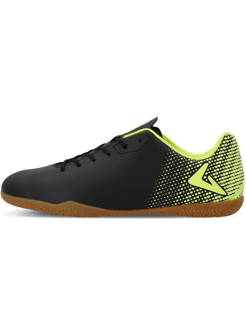 Demix Goal Indoor Men's Football Shoes – Black/Neon Yellow Synthetic Upper, Indoor Sole with Superior Grip - Image 4