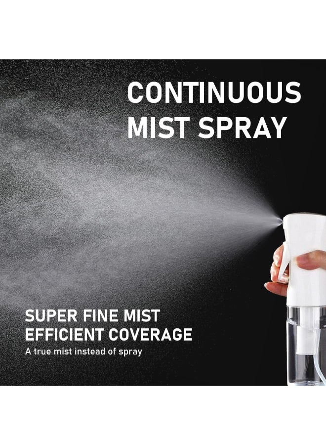 ELEMSY Spray Bottle For Hair 2 Pack 68 OZ Continuous Mister Empty Spray Bottles Ultra Fine Mist Water Sprayer for Hairstyling Cleaning Plants Pets Barbers Salons Essential Oil Scents - Image 4