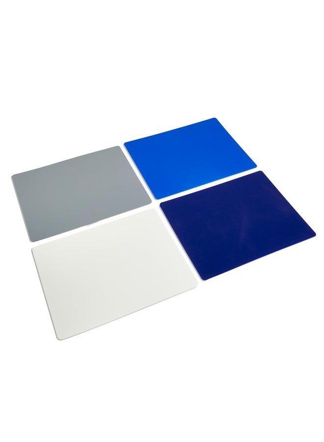 فاربرواير مجموعة حصائر تقطيع مرنة للمطبخ من فاربروير - صنع في الولايات المتحدة الأمريكية - لمنع انتقال العدوى، مقاس 11 × 14 بوصة، تصميم مانع للانزلاق - أداة مطبخ أساسية سهلة التنظيف، 4 قطع - Image 2