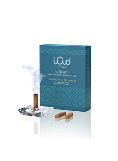 بخور عود لبان برائحة الأوليبانو 8 قطع مع حامل بخور 13X7X4 سم