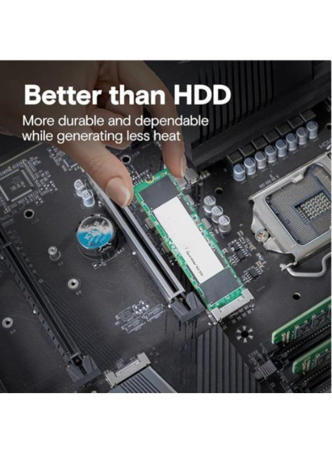 Internal NVMe SSD 480GB M.2 PCIe Gen4 High Speed Solid State Drive for Laptop Desktop Gaming and Fast System Performance - Image 3