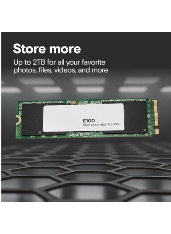 Internal NVMe SSD 480GB M.2 PCIe Gen4 High Speed Solid State Drive for Laptop Desktop Gaming and Fast System Performance - Image 2