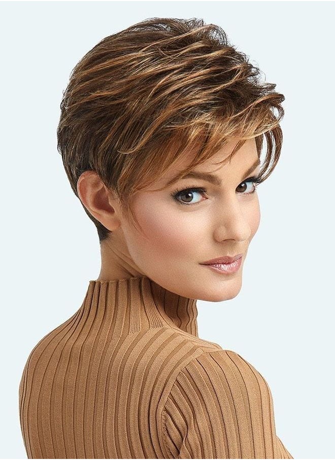 Estelle Fashion Short Heat Resistance Fiber Wig Style 03 Brown Blonde  - Image 2