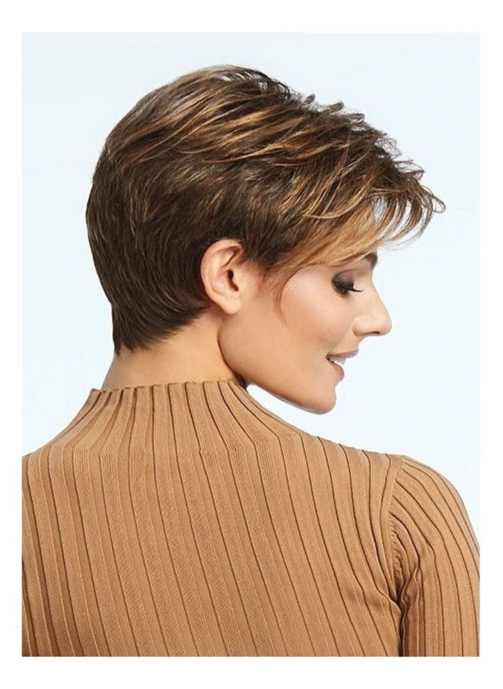 Estelle Fashion Short Heat Resistance Fiber Wig Style 03 Brown Blonde  - Image 3