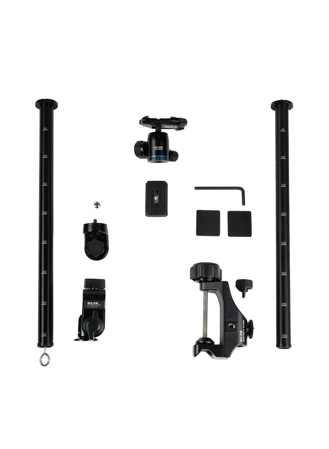 SLIK Creator's Series: Complete Studio Kit w/Clamp, Sliding Arm II, and SBH400 Ball Head, Black (618-762) - Image 3