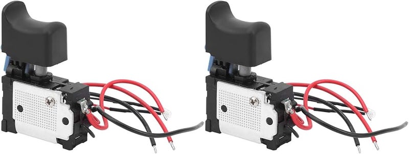 Universal Speed Control Switch Kit Plastic Aluminum 2pcs for Angle Grinder Electric Drill Power Tool Replacement - Image 2