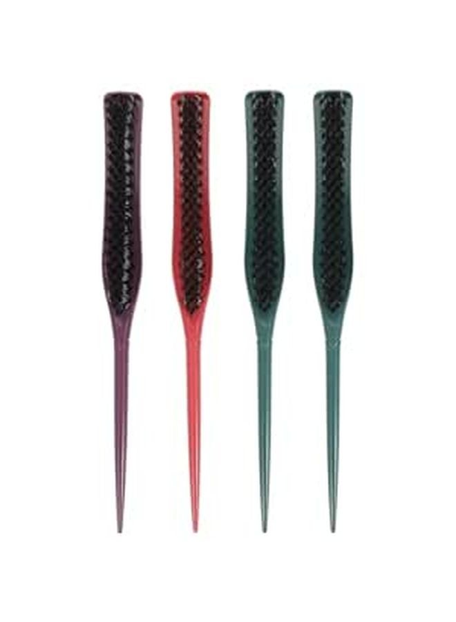 4 Pack Salon Styling Combs Detangling Tail Combs For Hairdressing Updo Tools - Image 1