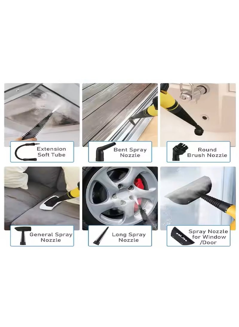 جهاز تنظيف بالبخار  للستائر وللسيارات والسجاد والزجاج والقماش - Image 5