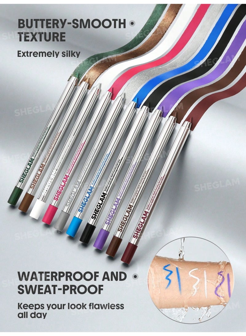 SHEGLAM Boldline Longwear Multi-Function Gel Liner- Burgundy - Image 5