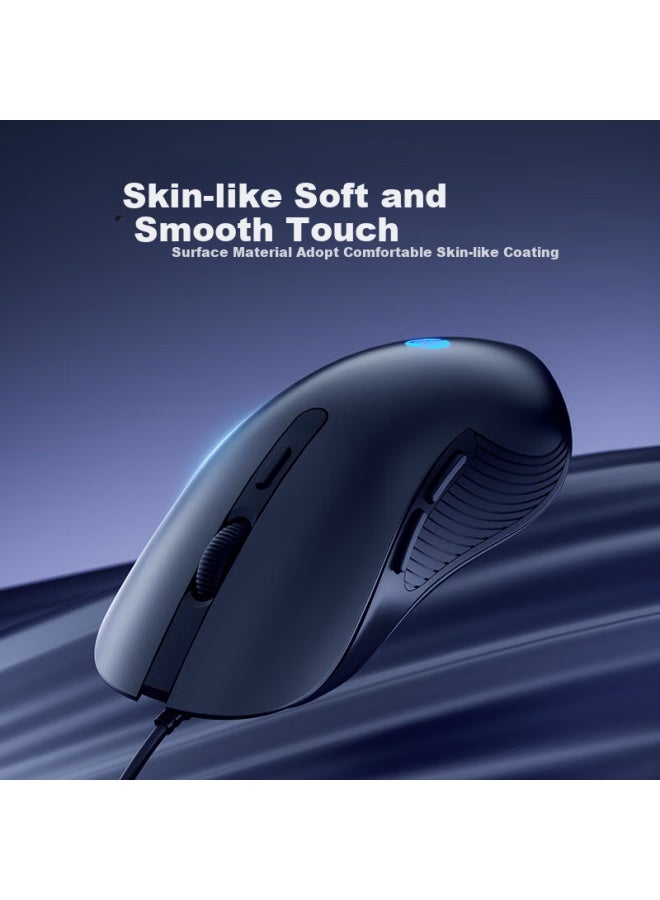 HP Hp M280 Wired Mouse Home Office Laptop Desktop Computer Ergonomic Gaming Mouse Gun Gray  - Image 5