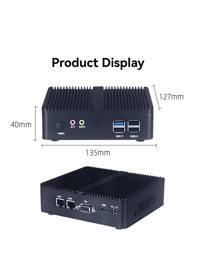 Mini commercial host i7 processor built-in WiFi Bluetooth 8-port full interface office artifact compact and efficient office computer