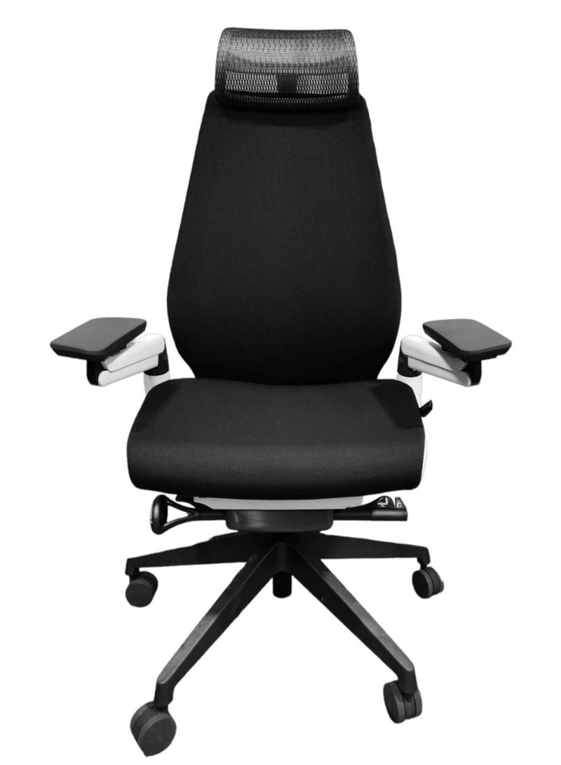 Generic Dazzle - Office Chair - Black (West skin head pillow, soft adhesive high stretch sponge and mesh back, high density shaped sponge seat, mesh base, 4D handrail, nylon 5 star foot tripod)  - Image 1