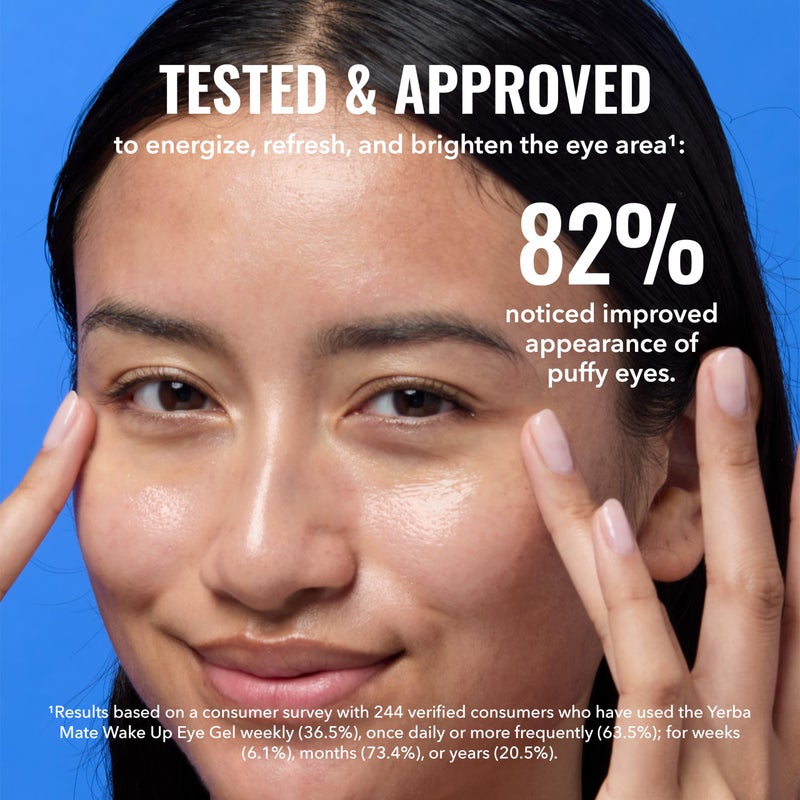 Good Molecules جل العيون Good Molecules Yerba Mate Wake Up - Yerba Mate وحمض الهيالورونيك والكافيين لترطيب البشرة وتقليل الانتفاخ والتورم - العناية بالبشرة للوجه - Image 4