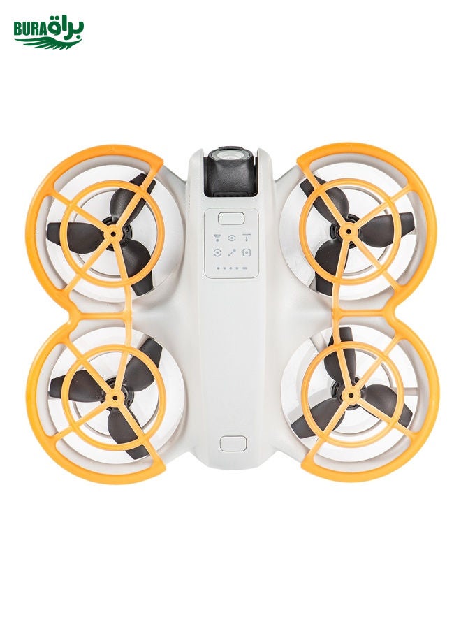 براق ل DJI Neo Startrc Propeller Propeller Guard Rings anti-tolision (Orange) - Image 1