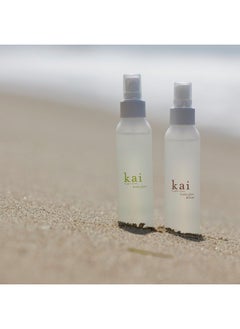 KAI kai Body Glow, 4 Fl Oz, dry body oil with jojoba, chamomile, cucumber extracts, moisturizes and leaves a radiant glow with a fresh + clean fragrance, vegan, cruelty free, made in the usa  - Image 4