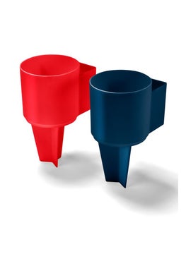 Tchibo 2 Pack Beach Mug Holders, Navy  - Image 2
