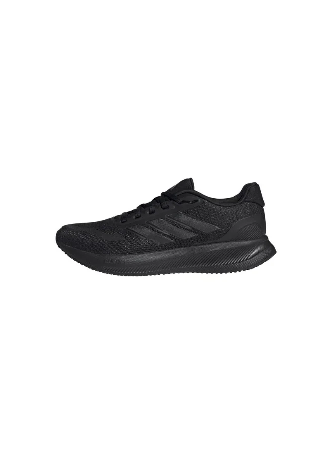 اديداس Adidas Runfalcon 5 Black Running Shoes For Men 6.5