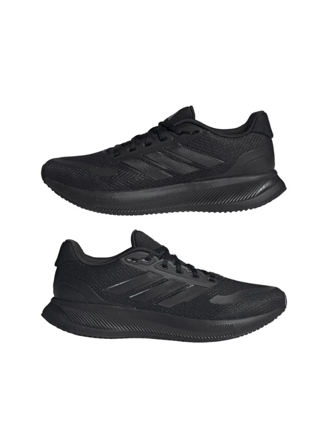 Adidas Runfalcon 5 Black Running Shoes For Men 6.5