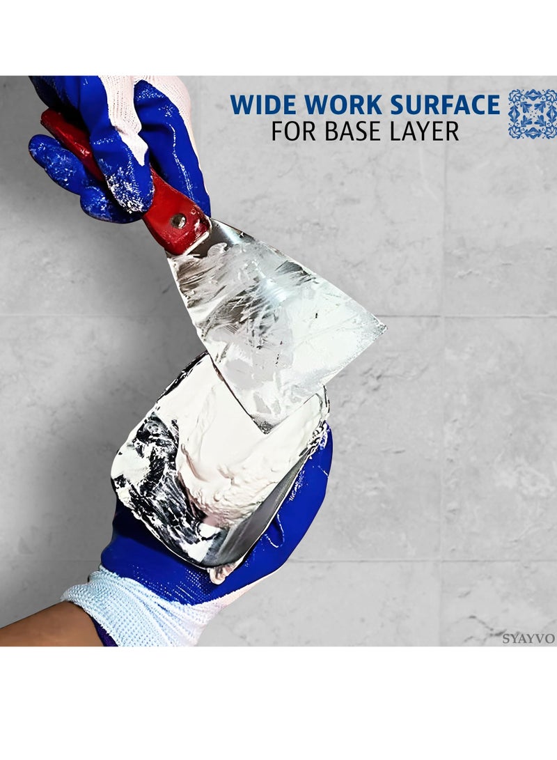 Caulking Finisher Grout Scraper Tool, 4 Pcs Manual Caulk Applicator Tools, Sealant Finishing Tool, for Caulking Finisher, Tile Grout Tool, Brick Filler Caulking Finishing Tool - Image 5