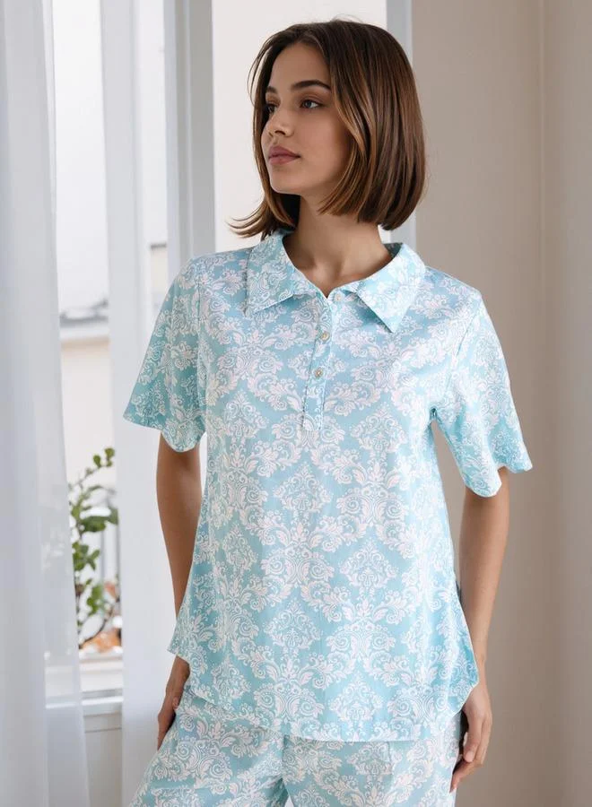 Splash FAV Printed Cotton Pyjama Set