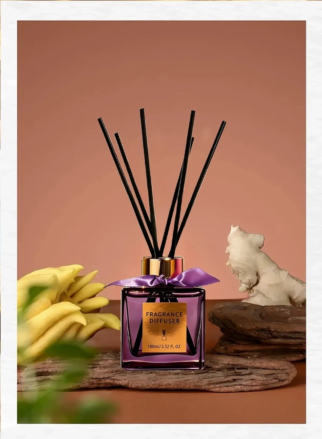 يهييو معطر موزع عطور منزلي، عطر شانغريلا، رائحة فاخرة من فندق فاخر، تعطير 6 قصبات من الروطان، 100 مل - Image 2