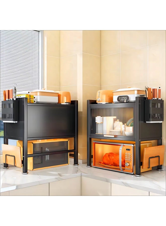 In-House Versatile Microwave Oven Shelf DR-8936 – Compact Kitchen Rack with Multiple Storage Levels, Strong Metal Construction, Ideal for Organizing Appliances, Enhancing Kitchen Space, and Maintaining a Clean Environment - Image 5