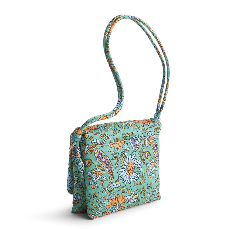 Vera Bradley Women's Premium Cotton Baird Hipster Crossbody, Gemstone Paisley, One Size - Image 4