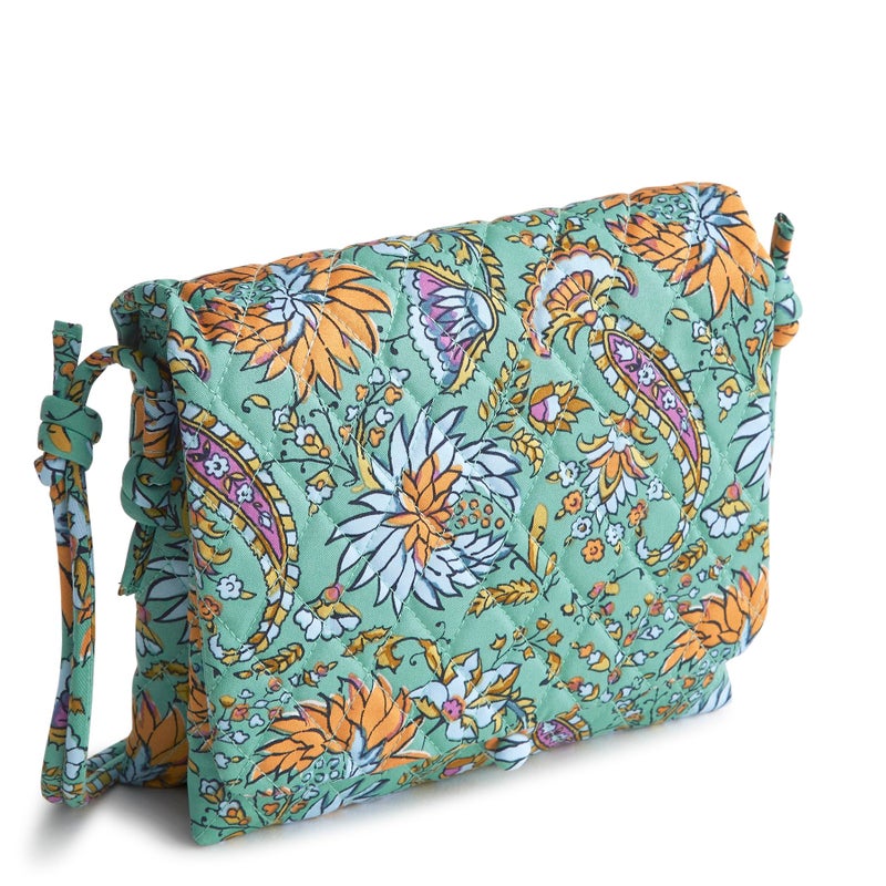 Vera Bradley Women's Premium Cotton Baird Hipster Crossbody, Gemstone Paisley, One Size - Image 1