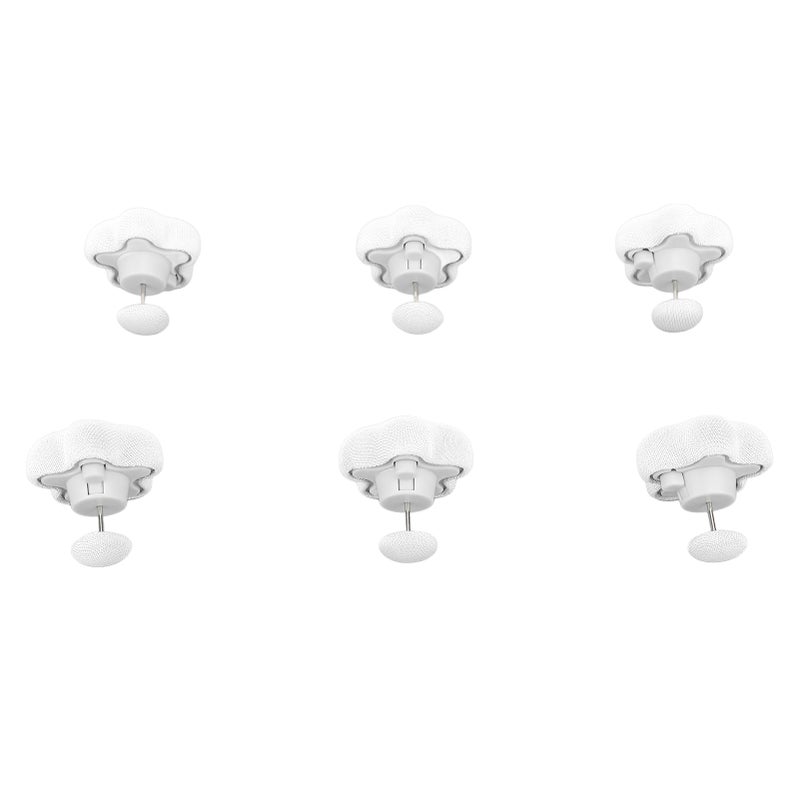 16pcs Duvet Cover Clip Star Shaped Firm Fixing Slip Prevention Detachable Bed Sheet Clip Pin Fasteners for Curtain Blanket Cushion Sheet White - Image 5