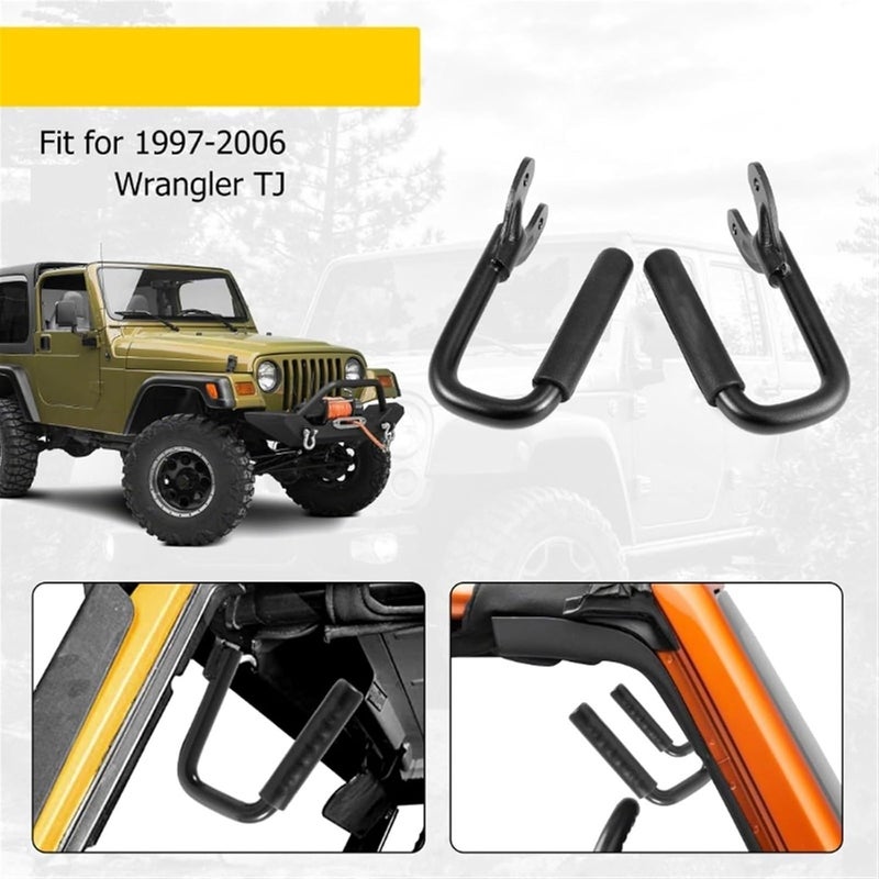 Wivplex Car Front Seat Grab Handles for Jeep Wrangler - Image 5