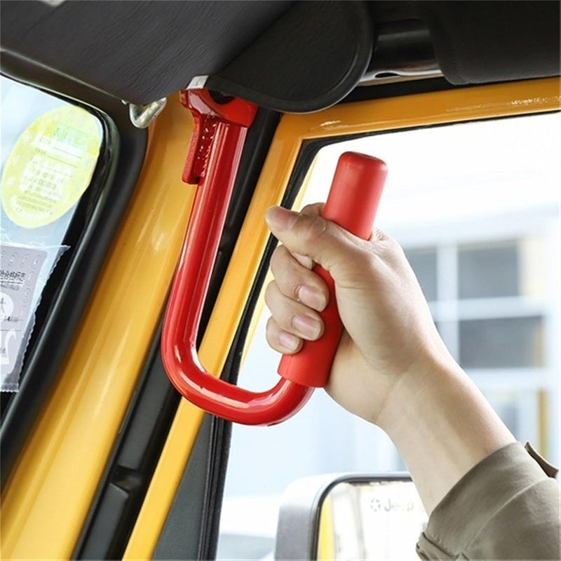 Wivplex Car Front Seat Grab Handles for Jeep Wrangler - Image 4