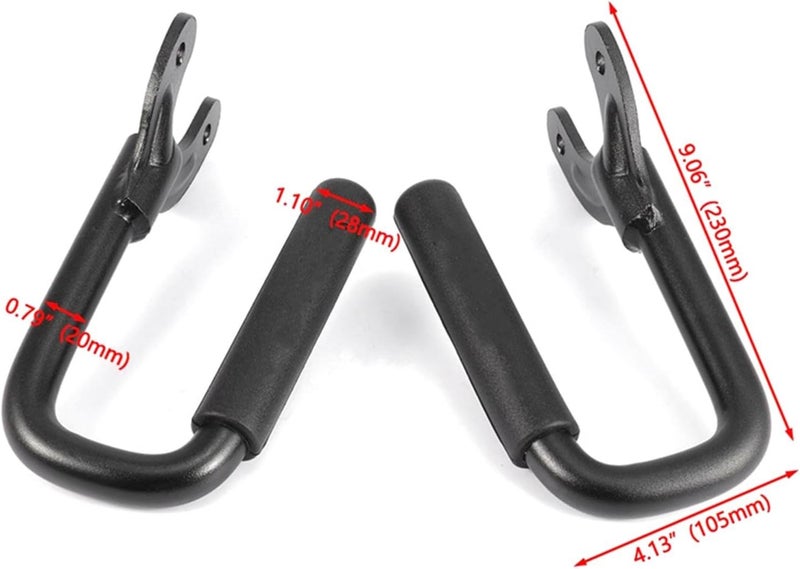 Wivplex Car Front Seat Grab Handles for Jeep Wrangler - Image 2
