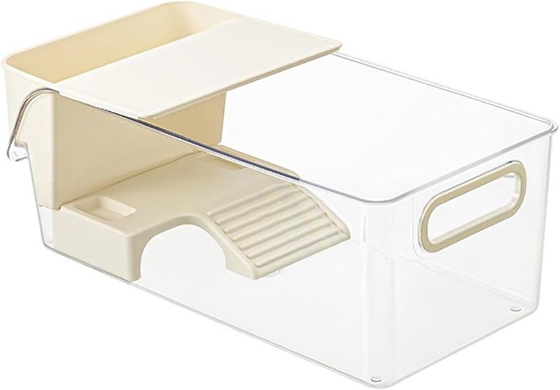 مجموعة حوض الزواحف الصغير مع منصة التشمس وفتحات التهوية الشبكية - Image 2