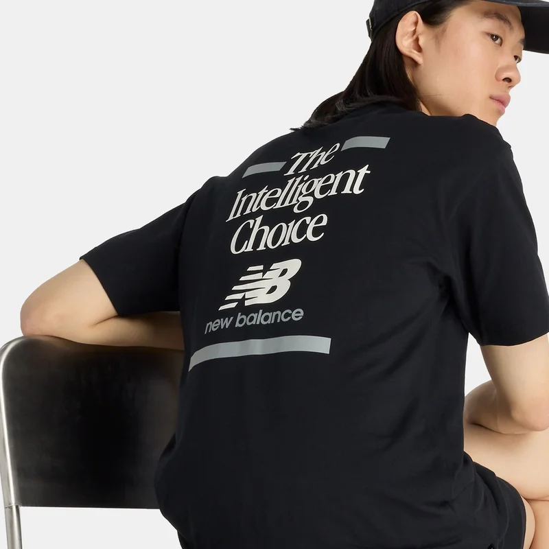 New Balance Black Men's Athletics Intelligent Choice Graphic T-Shirt for Men | Best Price UAE