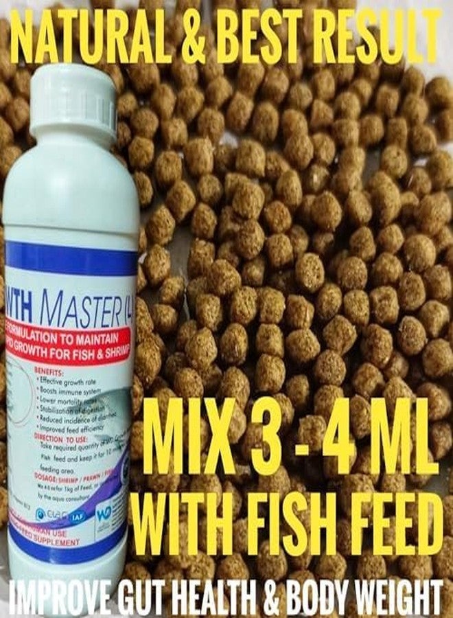 WD DE TOX Growth Master (L) مُعزز نمو سائل شامل للأسماك والروبيان | مُكمل غذائي غني بالفيتامينات والمعادن والإنزيمات والبروبيوتيك | يُعزز زيادة الوزن والمناعة وصحة الأمعاء | مُضاف علفي سهل الاستخدام - Image 2