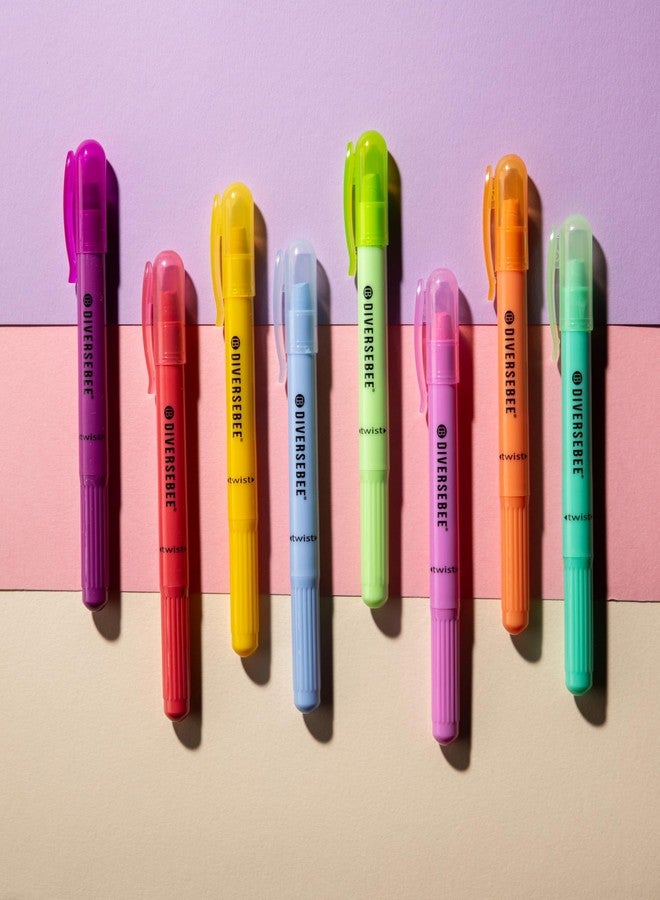 DIVERSEBEE Bible Highlighters and Pens No Bleed, 8 Pack Assorted Colors Gel Highlighters Set, Cute Bible Markers, Bible Study Journaling School Supplies, Accessories (Sorbet) - Image 5