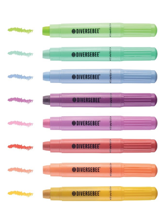 DIVERSEBEE Bible Highlighters and Pens No Bleed, 8 Pack Assorted Colors Gel Highlighters Set, Cute Bible Markers, Bible Study Journaling School Supplies, Accessories (Sorbet) - Image 2