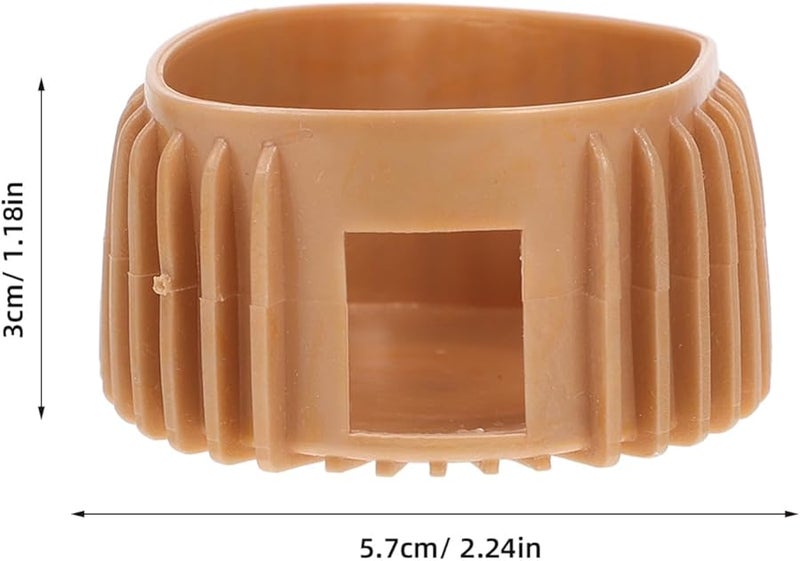 قطعتان من واقي الغطاء السليكوني الأسود لمقاييس أسطوانات الأسيتيلين والأكسجين والبروبان - Image 3