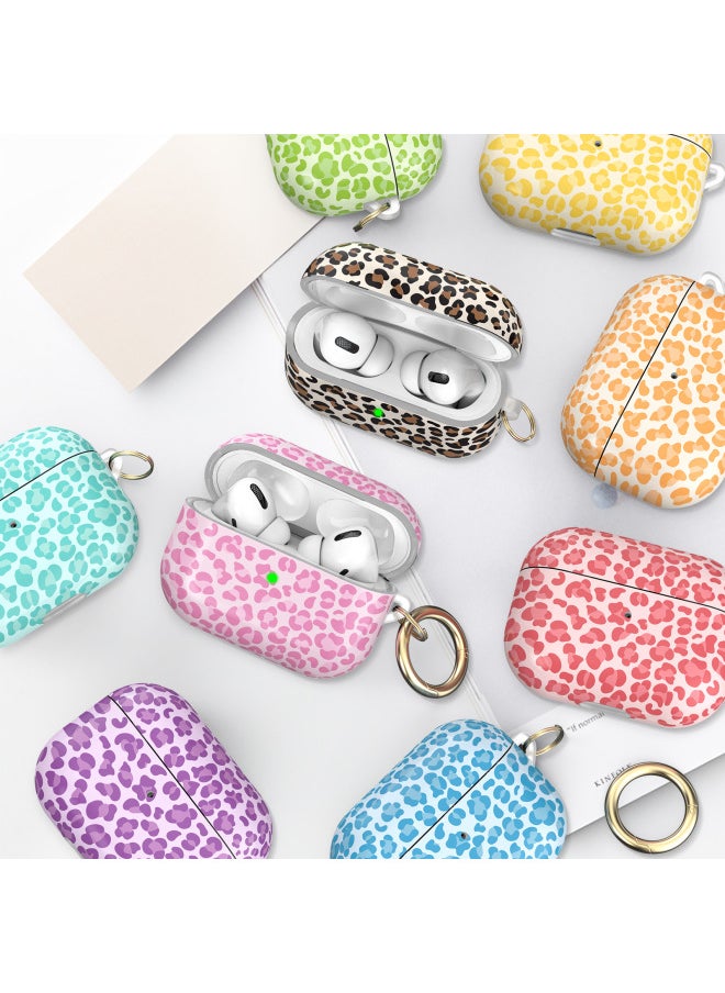 Generic - Suitable For Apple Wireless Bluetooth Headset AirPods Pro 2 High Quality TPU Protection IMD Personality Leopard Print-Color:Pink (AirPods Pro2 Non-fine Hole)-Applicable Model:Airpods Pro2 (non-fine Hole) - Image 1