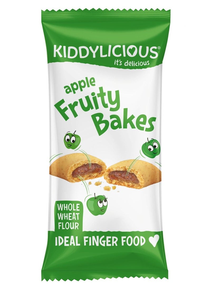 Kiddylicious - Apple Fruity Bakes - Kids Snack - Suitable for 12+ Months - 6 Packs (6x22gms) - Image 1