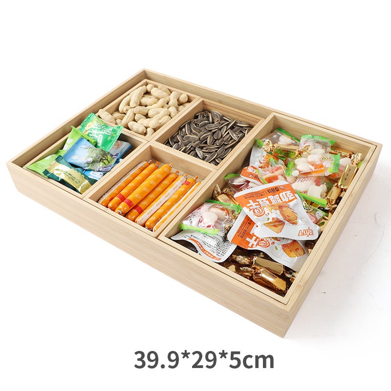 Bamboo Japanese Drawer Partition Storage Box Can Stretch Tableware Partition Kitchen Utensils Partition Organizer Kitchen Storage Box - Image 1