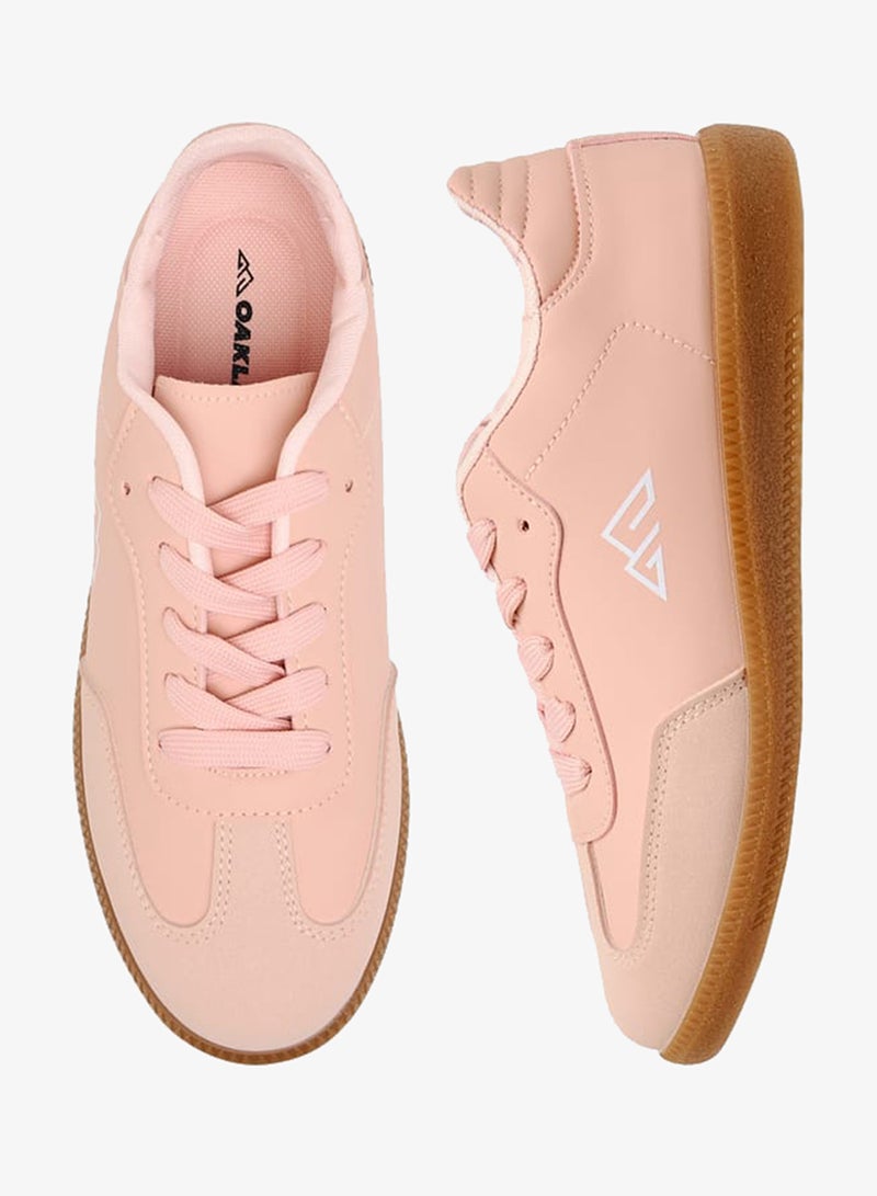 Oaklan by Shoexpress Women by Shoexpress Panelled Lace-Up Sneakers - Image 3