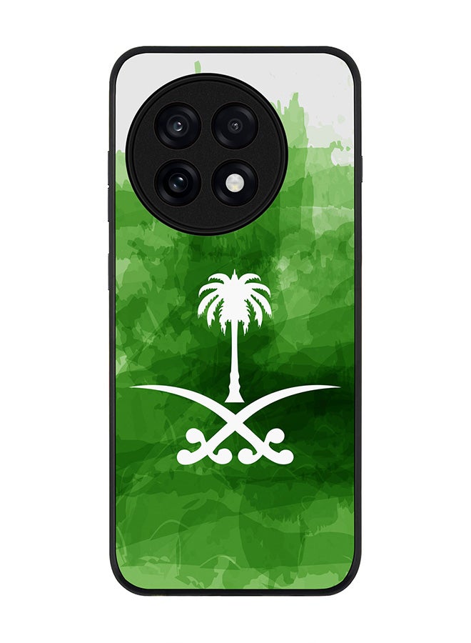 Stylizedd For OnePlus 13R / Ace 5 Pro Case,Slim fit Camera Protection, Shockproof Thin Phone cover  - Saudi Emblem
