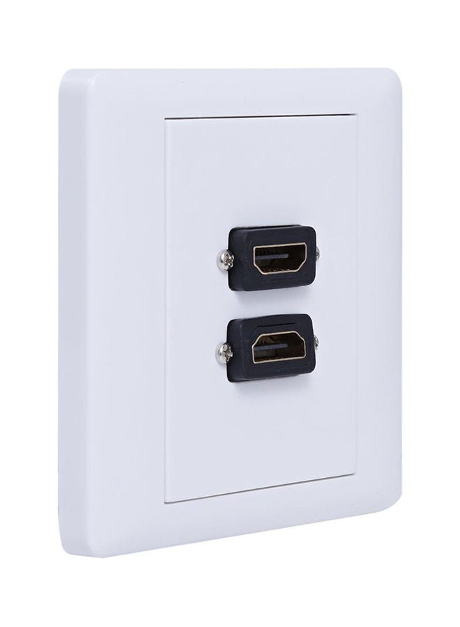 NIBEMINENT Faceplate 2 HDMI Port Connector  - Image 3
