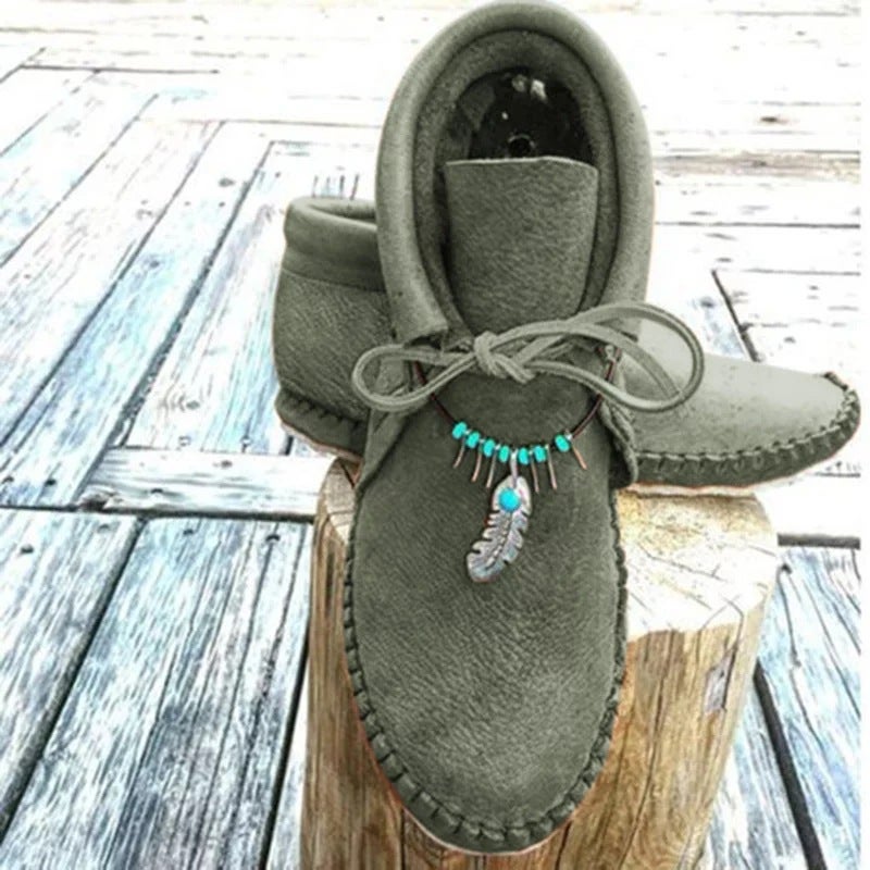 Women'S Shoes Large Size Short Snow Boots Flats Cotton Boots Martin Boots Women'S Women'S Boots - Image 5