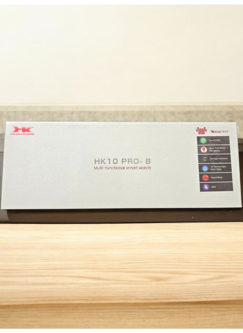 Generic - HK10 PRO B Smart Watch - Black - Image 1