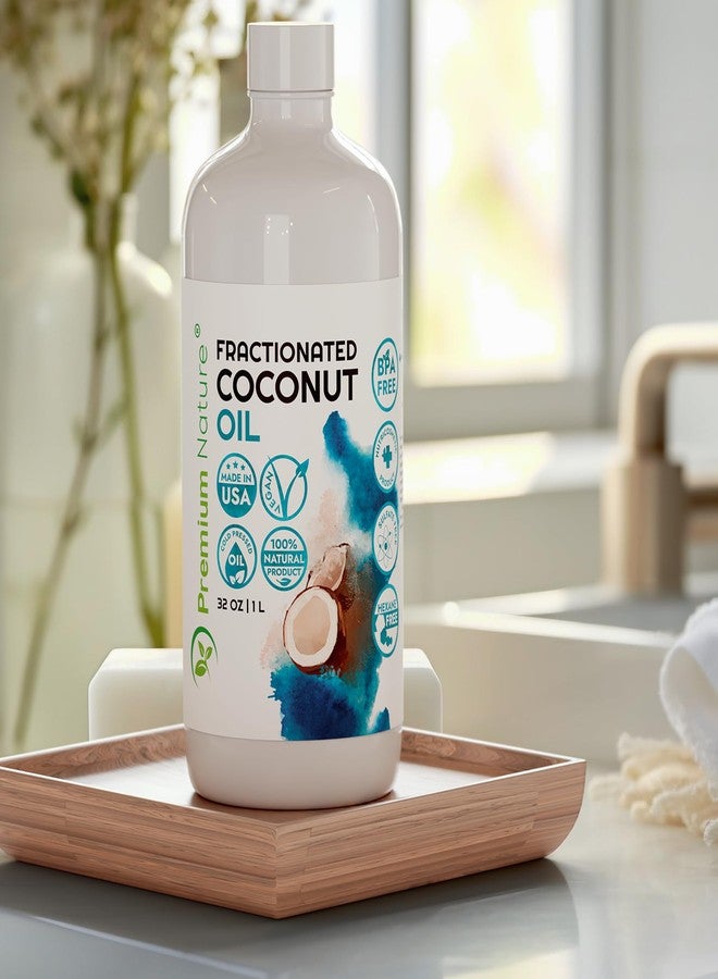 Premium Nature Fractionated Coconut Oil Massage Oil Carrier Oil for Essential Oils Mixing Dry Skin Moisturizer Fractionated Coconut Oil for Essential Oils for Skin Coconut Massage Oil 32 oz - Image 2