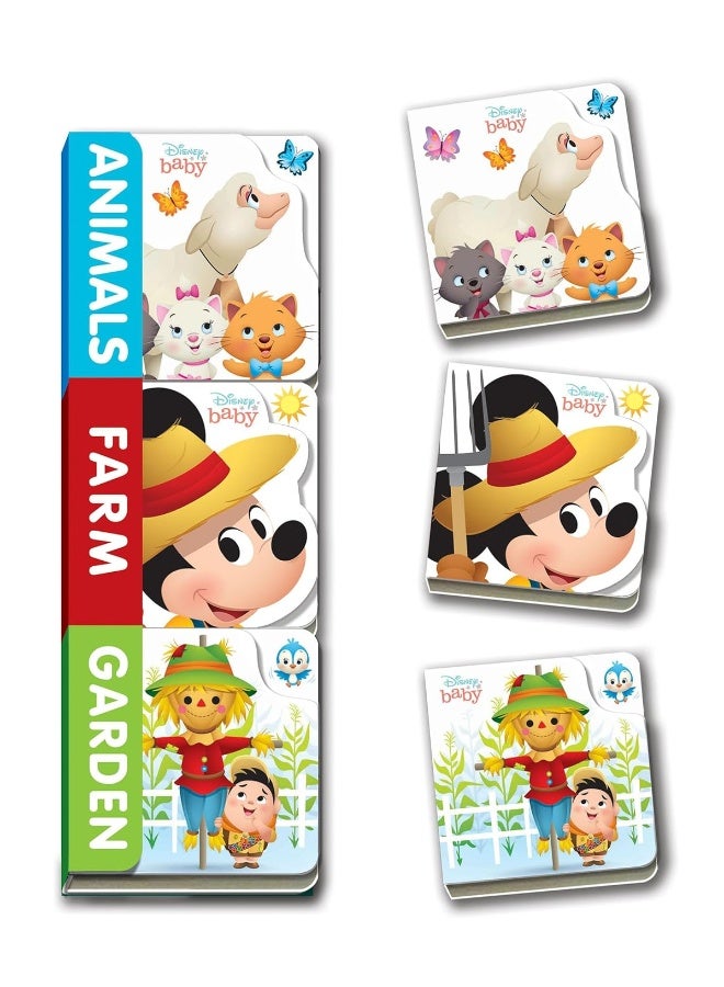 ديزني بيبي: الحيوانات، المزرعة، الحديقة (كتب صغيرة جداً)