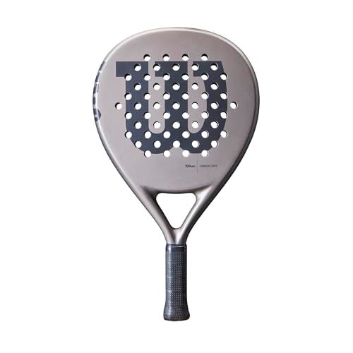 Wilson Carbon Force Team Padel Racket GreyNavy - Image 1